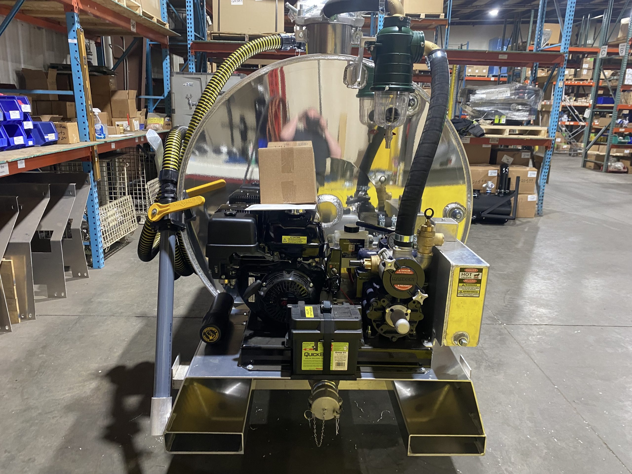 650Gallon Vacuum Service SlideIn Unit Hydro Vac and Combo Vac Truck